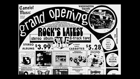 October 1974 - Camelot Music Store Comes to Indy's Washington Square