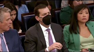 Masked Reporter Confronts Jean-Pierre On Biden Not Taking Questions From the Press