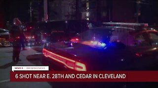 6 hospitalized on Cleveland's East Side in drive-by shooting