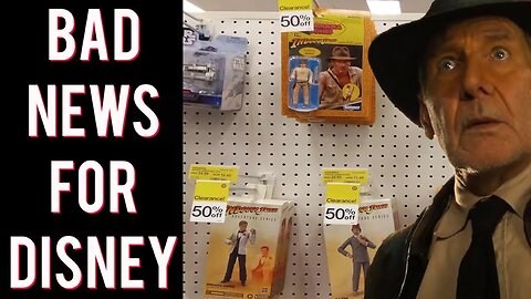 Indiana Jones 5 merchandise ROTS in stores! Disney FORCED to clearance stock!