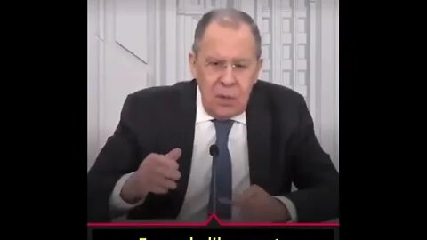 Must-watch advice from the Russian Foreign Minister - Sergey Lavrov