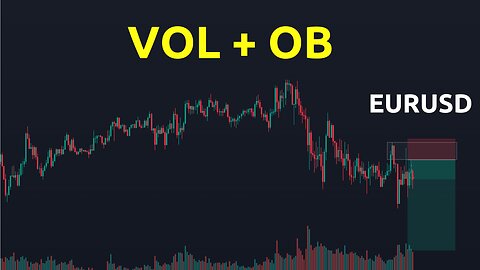 Vào lệnh cặp EUR/USD theo Volume + OB | Trading | Angel