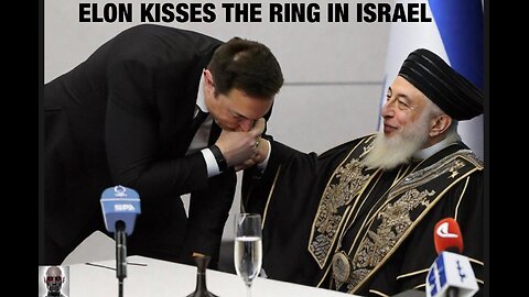 Elon Kisses The Ring In Israel