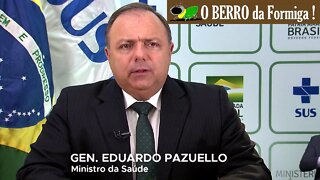 PRONUNCIAMENTO OFICIAL DO MINISTRO DA SAÚDE EDUARDO PAZUELLO
