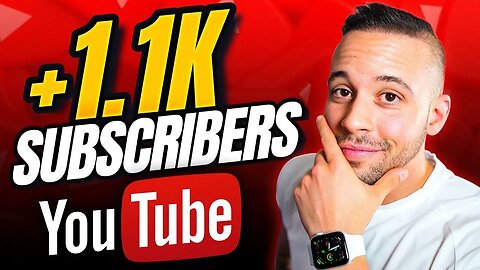 How To Get Your First 1000 Subscribers On YouTube!