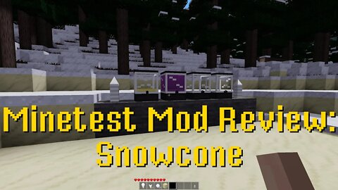 Minetest Mod Review: Snowcones
