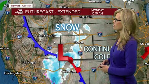 Light snow expected early Monday