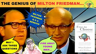 MILTON FRIEDMAN'S GENIUS: 3 Brilliant Answers in 300 Seconds