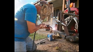 Using a Chrome Bumper to Fix Our Tractor