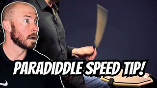 Drummer Reacts To - Developing Paradiddle Speed - Free Drum Lessons FIRST TIME HEARING