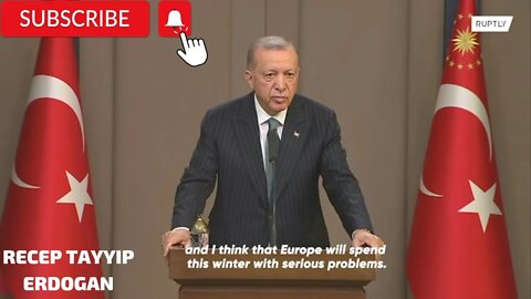 'Europe is reaping what it sows' - Erdogan on gas crisis (Subtitle)