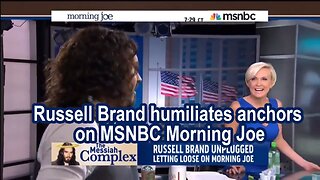 Russell Brand humiliates anchors on MSNBC Morning Joe