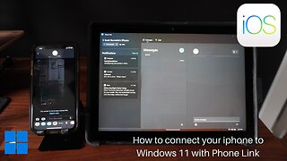 How to connect your iPhone to Windows 11 using Phone Link #windows11