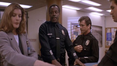 Lethal Weapon 3 "What's infernal repairs want with our collar?" scene