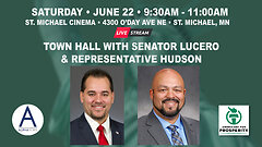 Town hall with Senator Lucero and Representative Hudson