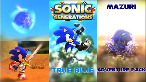 True Blue Sonic in Mazuri | Sonic Generations
