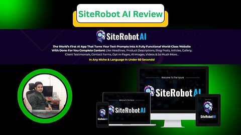 SiteRobot AI Review - World Class AI Websites Builder App