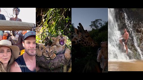 Chris Hemsworth And Elsa Pataky s Family Exploring Wild Life Safari | Savanna On Africa