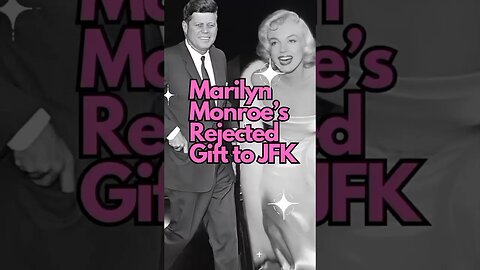 What did JFK do with the Rolex Marilyn Monroe gave him? #shorts #marilynmonroe