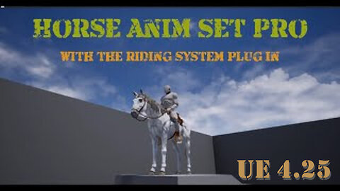 Horse Riding System Plugin For Unreal Engine 4.25