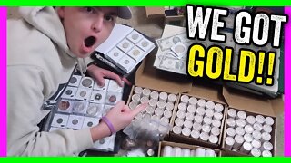 WE GOT GOLD AND SILVER COINS WORTH BIG MONEY!!