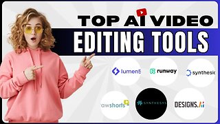 5 Best AI Tools For Video Editing 🤯Best AI Tools For Video Editing Free