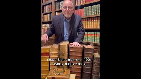 I HAVE BIBLES FROM THE 1400S, 1500S, 1600S, 1770S
