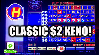 Rumble Exclusive! QHS Free Play May: Day 24 Classic KENO $2 Denom!