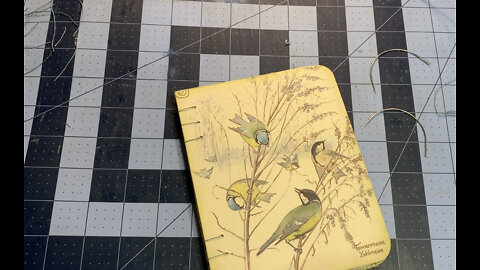 Episode 149 - Junk Journal with Daffodils Galleria - Single Page Stitch Binding Practice Journal