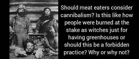 Should carnivores consider cannibalism?