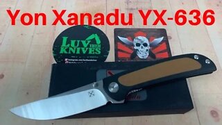 Yon Xanadu YX-636 / Includes Disassembly A great budget knife choice in 14C28N