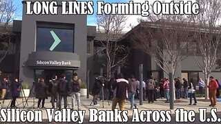 LONG LINES Forming Outside Silicon Valley Banks Across the U.S.