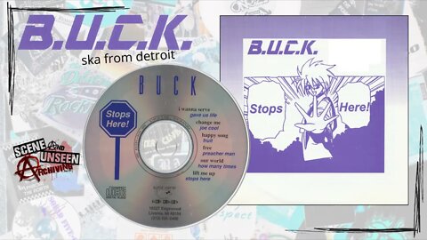 BUCK 💿 Stops Here! (Detroit Christian Ska). Full 12-Song 1997 CD. B.U.C.K.
