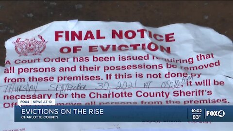 Evictions on the rise in Southwest Florida after CDC moratorium expired