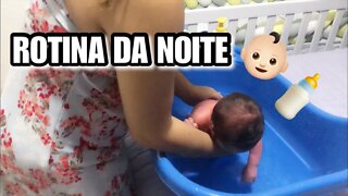 ROTINA DA NOITE: BANHO E CUIDADOS COM O BEBÊ