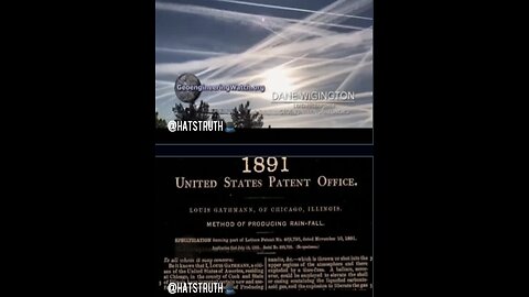 US Military Industrial Complex chemtrail patent proves the existence of chemtrails.