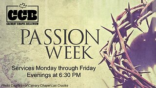 Passion Week Tuesday