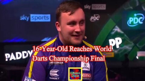 Luke Littler: 16-year-old reaches World Darts Championship final with victory over Rob Cross