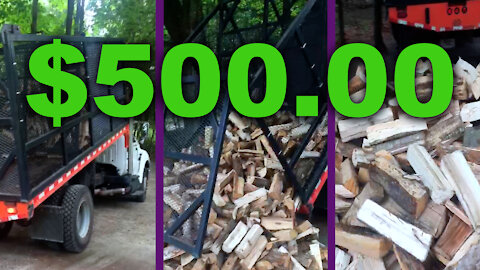 What does $500 of firewood look like?