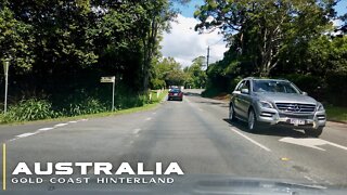 Driving on Mount Tamborine - Queensland || AUSTRALIA