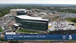 City employee vaccine deadline pushed back five weeks
