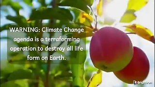 CLIMATE CHANGE AGENDA IS A TERRAFORMING OPERATION TO DESTROY ALL LIFE FORM ON EARTH