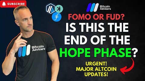 Hope vs. Fear! Buy the Dip or Sell? Altcoin News Update! ARB, FIL KAS