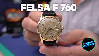 1955 Mercury 25 Jewel Automatic Date with 44 Hour Power Reserve Indicator - Felsa F 760