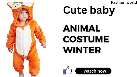 Cute Baby Animal Costume Winter