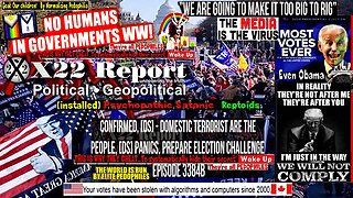 Ep. 3384b-Confirmed,[DS]-Domestic Terrorist Are The People,[DS] Panics,Prepare Election Challenge