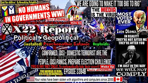 Ep. 3384b-Confirmed,[DS]-Domestic Terrorist Are The People,[DS] Panics,Prepare Election Challenge