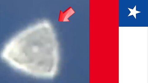 Witnessed triangular UFO on top of a mountain in Chile