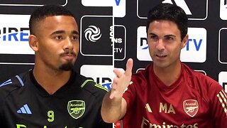 'We were NERVOUS as a team and City were NOT!' | Gabriel Jesus, Mikel Arteta | Arsenal v Barcelona