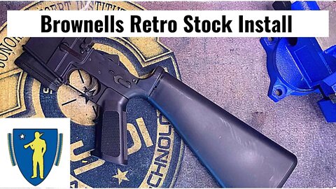 Brownells Retro Stock On a JC Arms Fixed Mag AR15